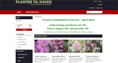 Desktop Screenshot of plantertilhaven.dk